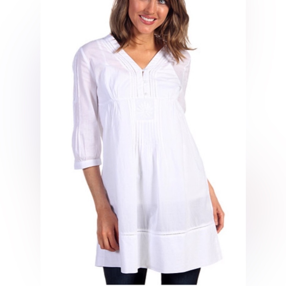 Lilly Pulitzer Women's White Tunic Top